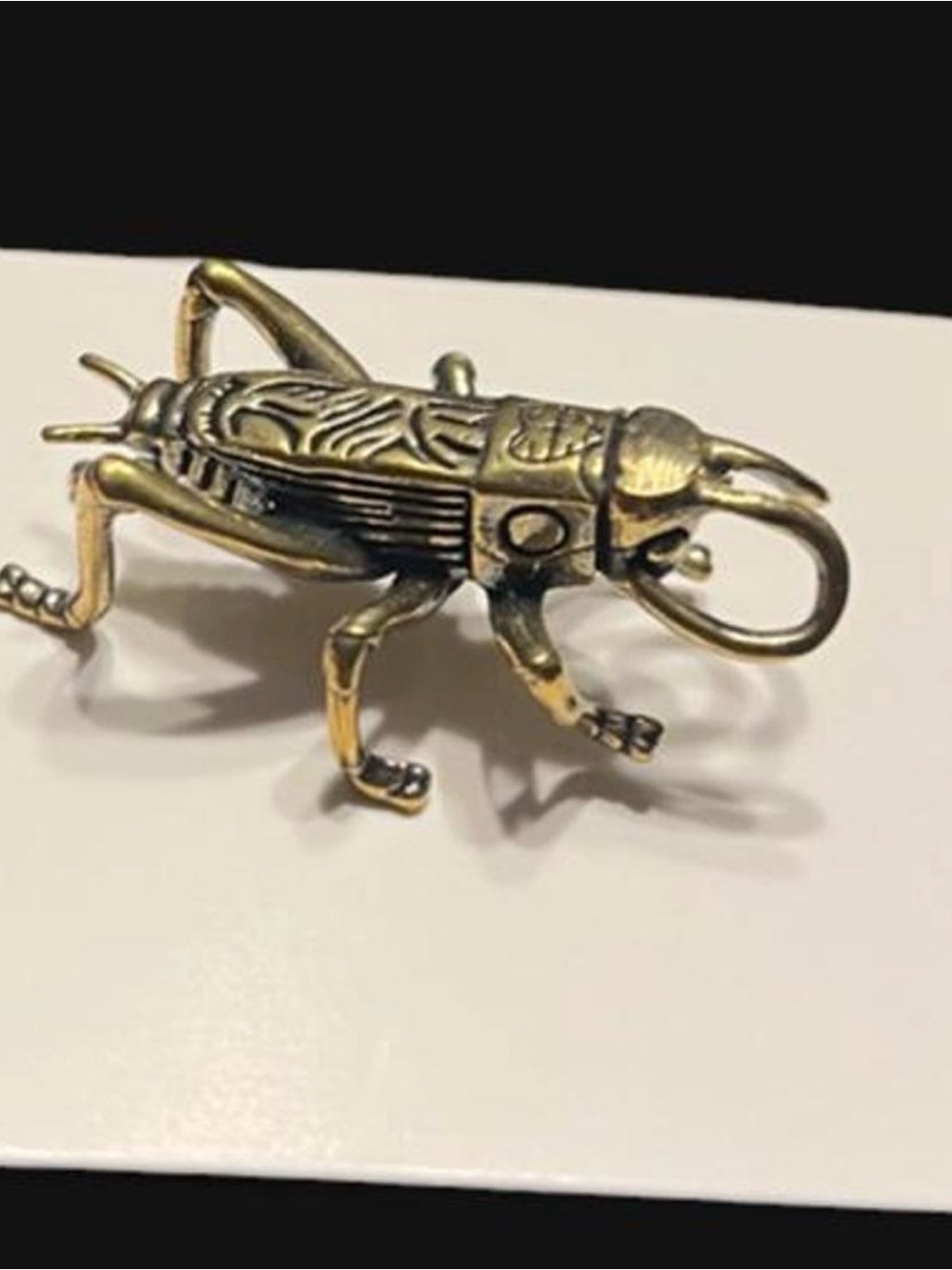 Brass Decorative Cricket